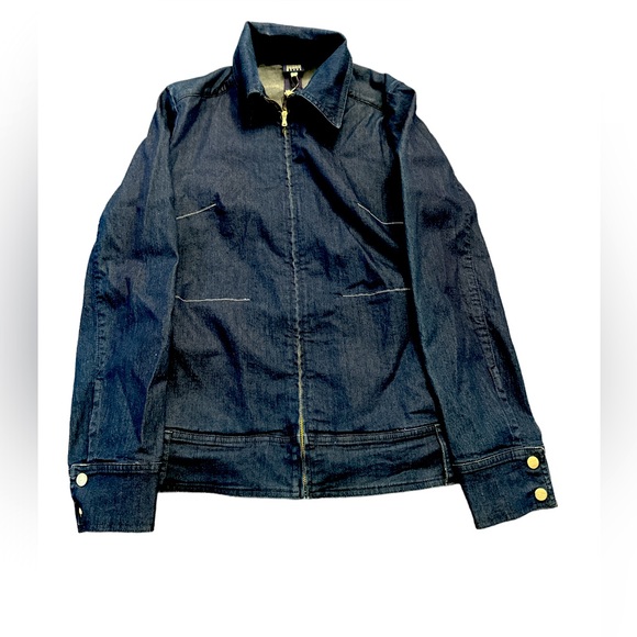 ✨NEW✨ Gianfranco Ferre jeans denim jacket size S - Picture 1 of 6